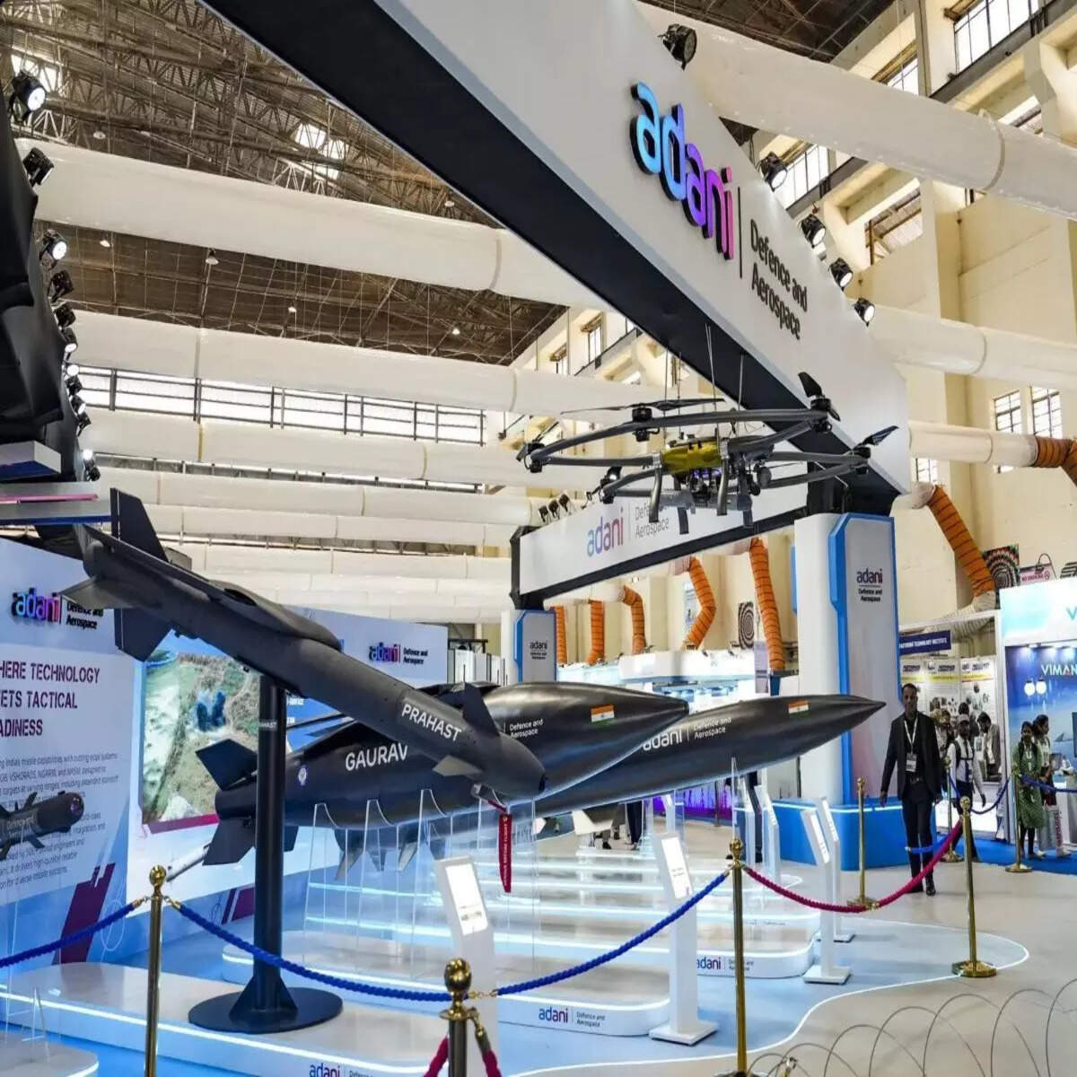 Adani Group to invest ₹1.8 lakh crore in defence manufacturing to boost India's indigenous military capabilities.