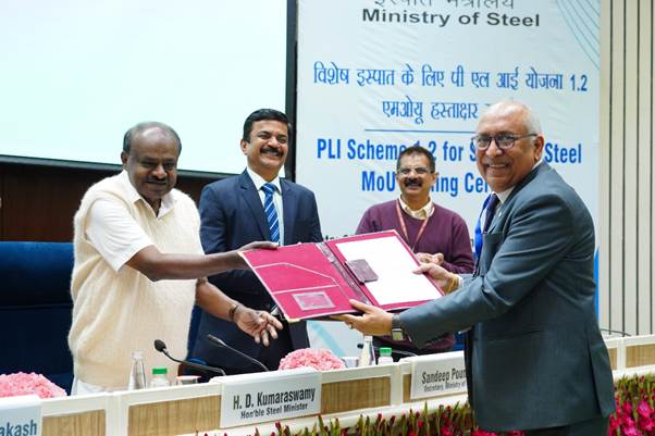 The Government of India launched Production Linked Incentive (PLI) Scheme 1.2 for Specialty Steel, marking a significant milestone in the country’s efforts to strengthen high-value manufacturing and reduce import dependence in critical steel grades. The launch, held at Vigyan Bhawan in New Delhi,
