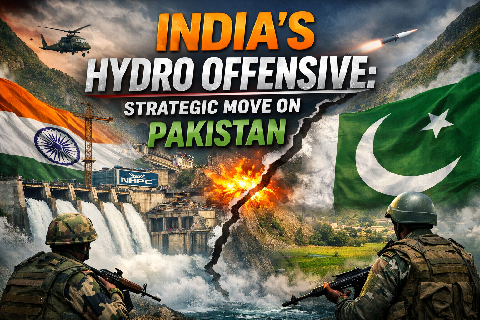 India’s Hydro Offensive: Strategic Move on Pakistan via Chenab Projects