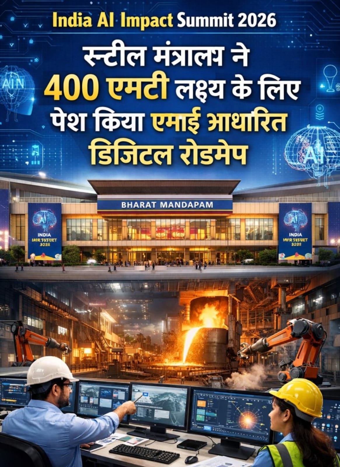 Steel AI Roadmap AI generated image