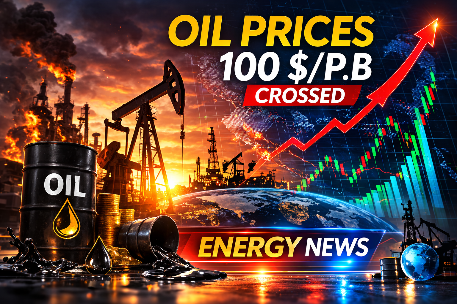 Global oil prices have surged past $100 per barrel