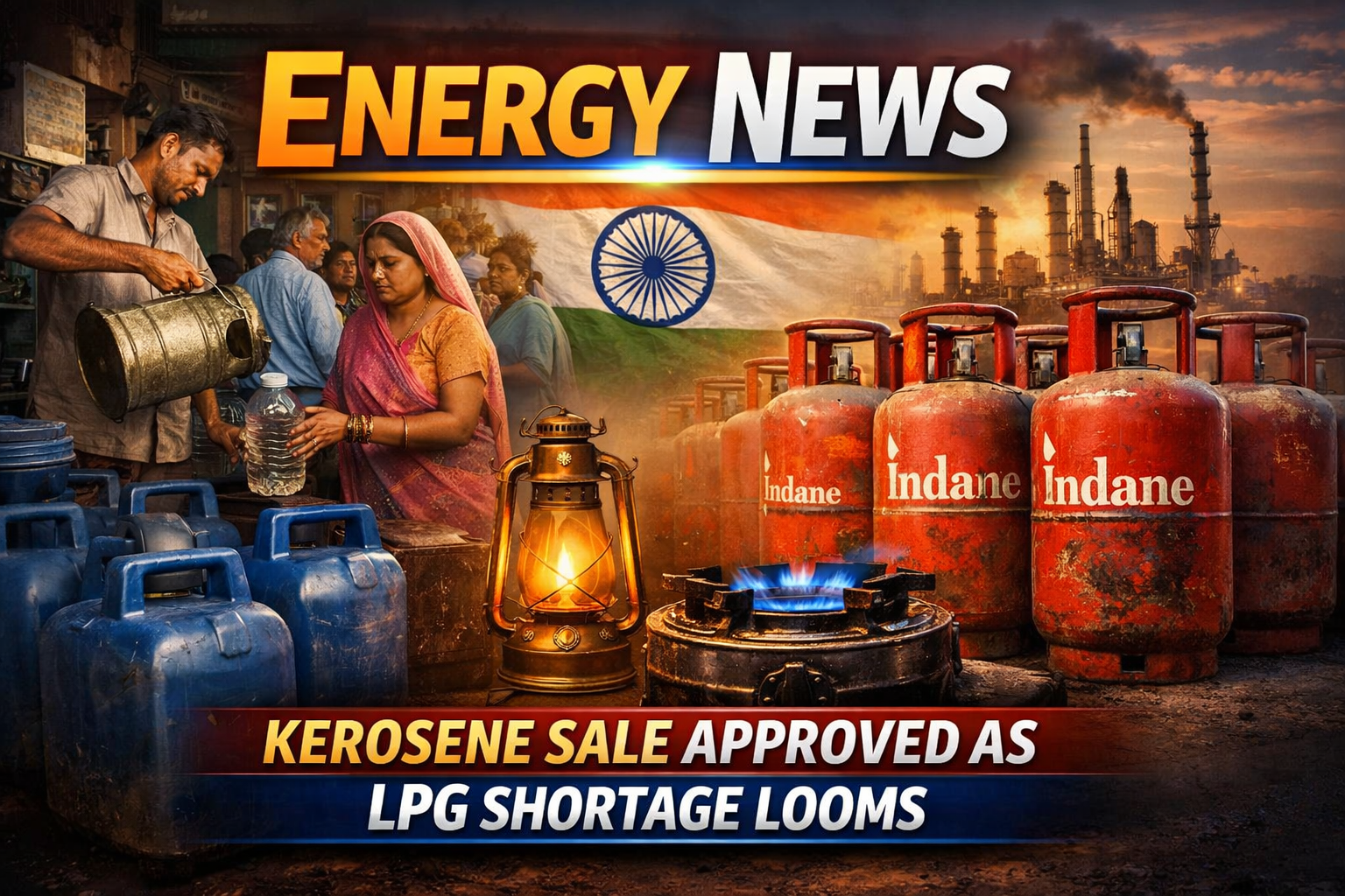 Kerosene open sale India