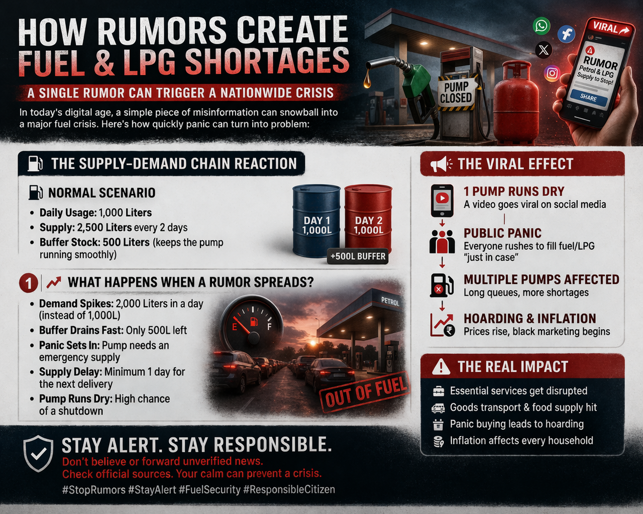 fuel shortage rumors