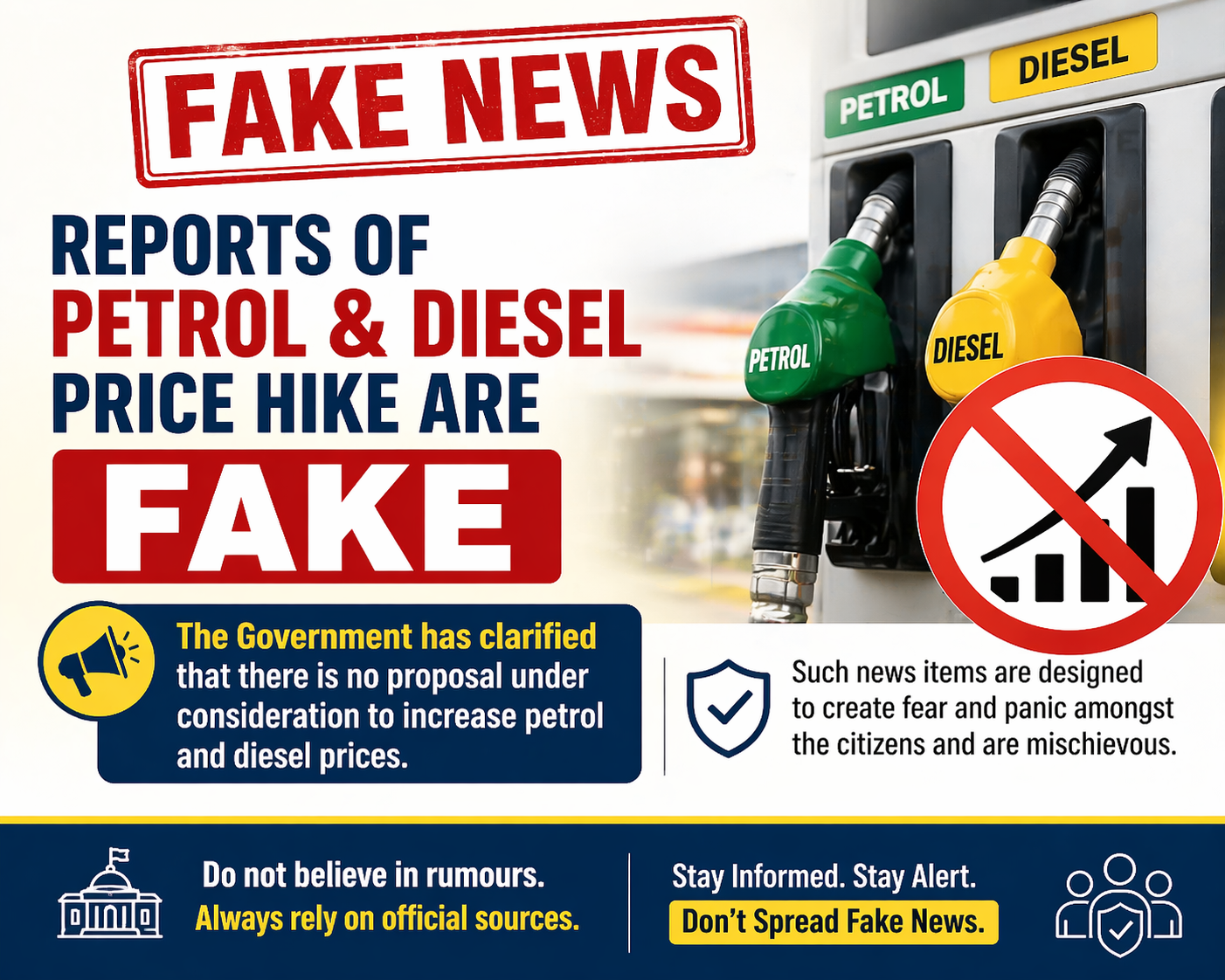 petrol diesel price hike fake news