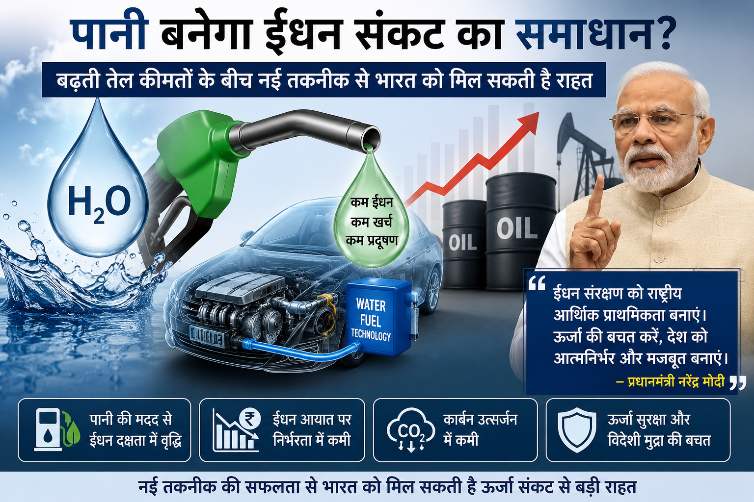 Water fuel technology and India’s future