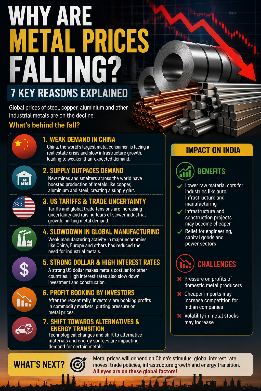 Why metal prices are falling